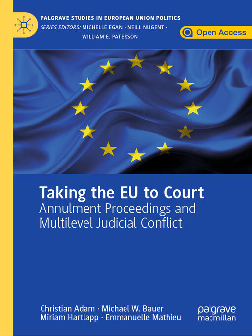 Title details for Taking the EU to Court by Christian Adam - Available